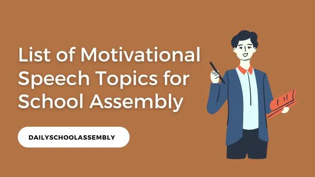 List of Motivational Speech Topics