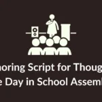 Thought of the Day Anchoring Script