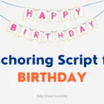 Anchoring Script for BIRTHDAY