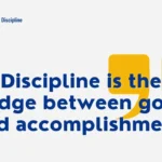 Thought of the Day on Discipline