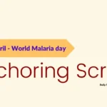 World Malaria day anchoring script