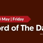 Word of The Day 3 may