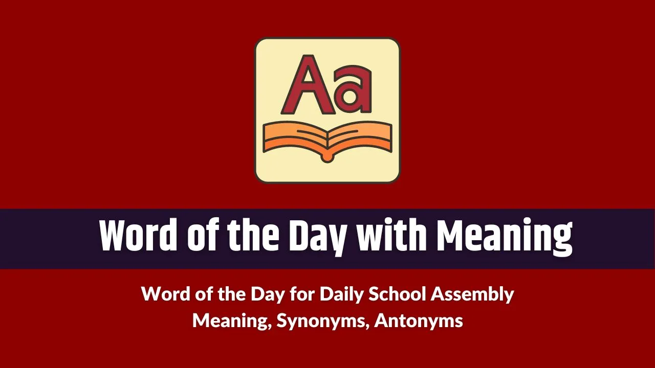 Word of the Day with Meaning