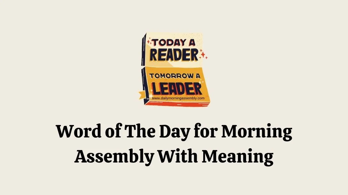 Word of The Day for With Meaning