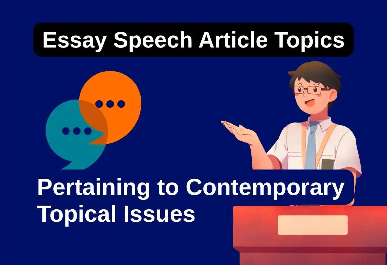 Pertaining to Contemporary Topical Issues