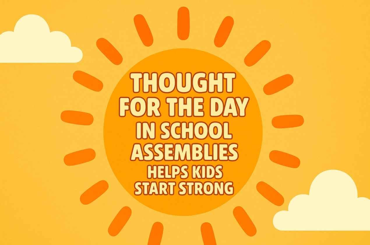 School Assembly Thought For The Day